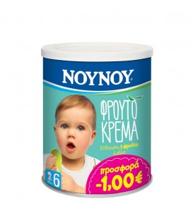 ΝΟΥΝΟΥ ΦΡΟΥΤΟΚΡΕΜΑ 5ΦΡ. 12X300gr -1,00€