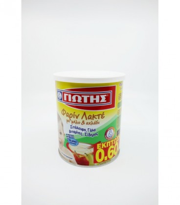 ΓΙΩΤΗΣ ΦΑΡΙΝ ΛΑΚΤΕ ΜΕ ΜΗΛΟ ΚΑΙ ΑΧΛΑΔΙ 12Χ300gr -0,60€