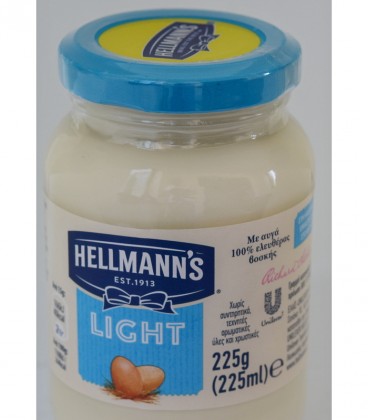HELLMANNS ΜΑΓΙΟΝΕΖΑ LIGHT 12Χ225ml