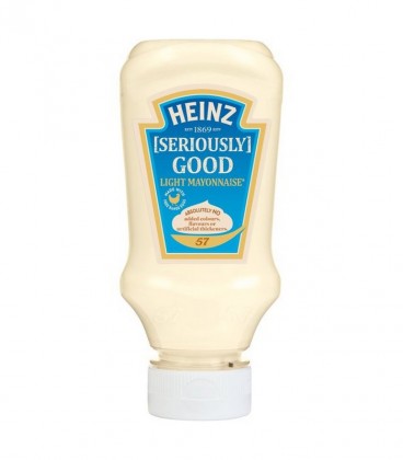 HEINZ ΜΑΓΙΟΝΕΖΑ SERIOUSLY LIGHT SQ TOP DOWN 10X400ml(420gr)