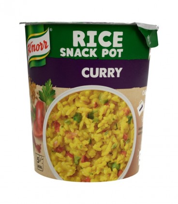 KNORR SNACK ΡΥΖΙ ΣΑΛΤΣΑ ΚΑΡΡΥ 8Χ87gr