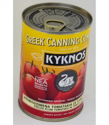 ΚΥΚΝΟΣ ΤΟΜΑΤΕΣ ΑΠΟΦΛΟΙΩΜΕΝΕΣ ΟΛΟΚΛΗΡΕΣ 24X400gr