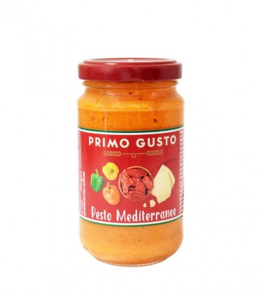 PRIMO GUSTO ΣΑΛΤΣΑ PESTO MEDITERRANEO ΧΩΡΙΣ ΓΛΟΥΤΕΝΗ 12X190gr