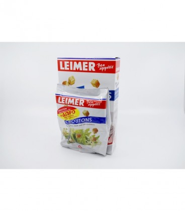 LEIMER ΚΡΟΥΤΟΝ 100gr+50gr ΔΩΡΟ ΧΩΡΙΣ ΚΑΡΥΚΕΥΜΑΤΑ Χ10