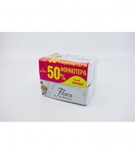 FLORA ΠΛΑΚΑ ΜΕ ΒΟΥΤΥΡΟ 70% ΦΥΤ.ΛΙΠΗ 10Χ(2Χ250gr) ΤΟ 2ο 50% + ΣΥΝΤΑΓΗ