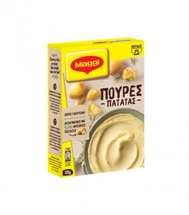 MAGGI ΠΟΥΡΕΣ ΠΑΤΑΤΑΣ ΧΩΡΙΣ ΓΛΟΥΤΕΝΗ 16Χ125gr