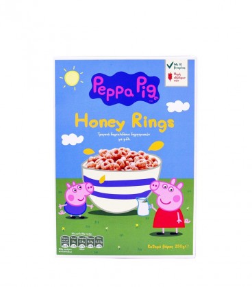 KIDS VALLEY PEPPA PIG ΔΗΜΗΤΡΙΑΚΑ HONEY RINGS 12X250gr