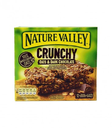 NATURE VALLEY ΜΠΑΡΕΣ ΜΟΥΣΛΙ ΜΑΥΡΗ ΣΟΚΟΛΑΤΑ 12X252gr (6Χ42gr)