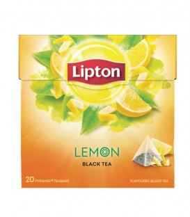 LIPTON ΤΣΑΪ ΜΑΥΡΟ ΛΕΜΟΝΙ ΠΥΡΑΜΙΔΑ 12Χ(20Χ1.7gr)