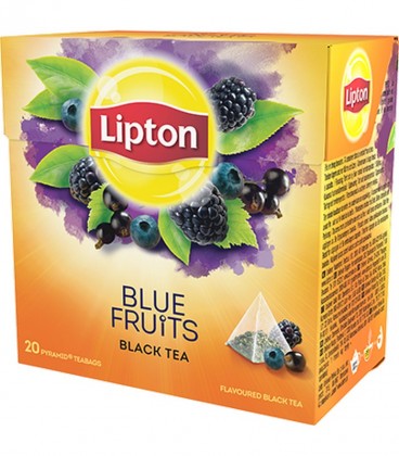 LIPTON ΤΣΑΪ ΜΑΥΡΟ BLUE FRUITS ΠΥΡΑΜΙΔΑ 12Χ(20Χ1.8gr)