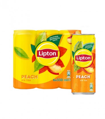 LIPTON ICE TEA ΡΟΔΑΚΙΝΟ 330ml 4X6pack