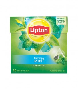LIPTON ΤΣΑΪ ΠΡΑΣΙΝΟ ΜΕΝΤΑ ΠΥΡΑΜΙΔΑ 12Χ(20Χ1.6gr)