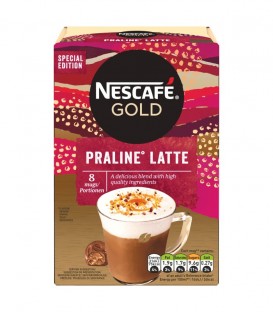 NESCAFE GOLD PRALINE LATTE (ΦΑΚ.8Χ18gr) 6Χ144gr