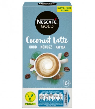 NESCAFE GOLD COCONUT LATTE VEGAN (ΦΑΚ.6Χ15gr) 6Χ90gr