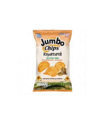 JUMBO CHIPS ΚΥΜΑΤΙΣΤΑ BBQ 23Χ130gr ΧΩΡ.ΓΛΟΥΤΕΝΗ