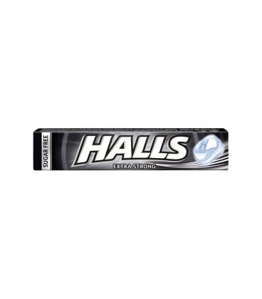 HALLS ΚΑΡΑΜΕΛΕΣ ΧΩΡΙΣ ΖΑΧΑΡΗ EXTRA STRONG 20X32gr