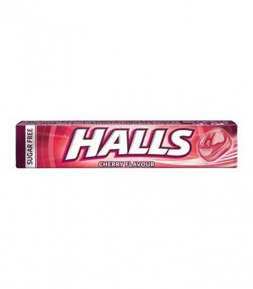 HALLS ΚΑΡΑΜΕΛΕΣ ΧΩΡΙΣ ΖΑΧΑΡΗ CHERRY 20X32gr