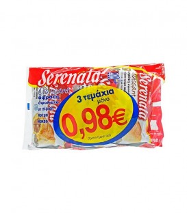 SERENATA ΚΡΟΥΑΣΑΝ ΚΡΕΜΑ ΚΑΚΑΟ 12Χ(3Χ50gr) (0,98€)