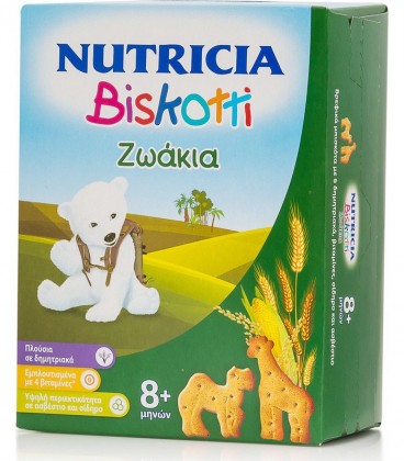 NUTRICIA BISCOTTI ΖΩΑΚΙΑ 6Χ180gr
