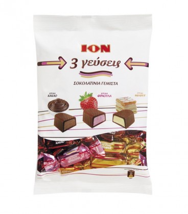 ΙΟΝ ΣΟΚΟΛATAΚΙΑ ΓΕΜΙΣΤΑ 3 ΓΕΥΣΕΙΣ 12Χ270gr