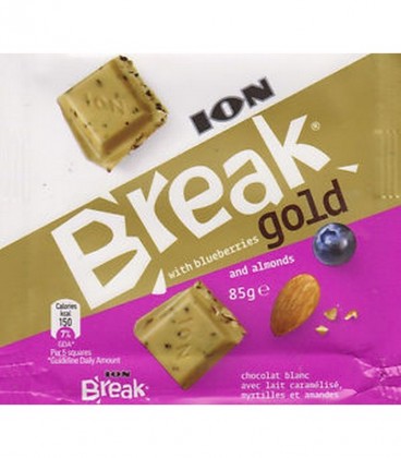 ΙΟΝ ΣΟΚΟΛΑΤΑ BREAK GOLD BLUEBERRIES-ΑΜΥΓΔΑΛΑ 12X85gr