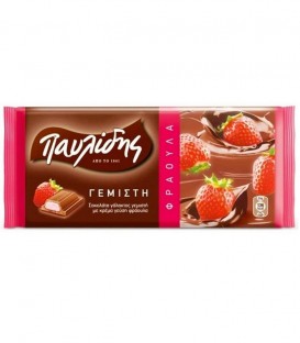 ΠΑΥΛΙΔΗΣ ΣΟΚΟΛΑΤΑ ΓΑΛΑΚΤΟΣ ΓΕΜΙΣΤΗ ΦΡΑΟΥΛΑ 12Χ100gr