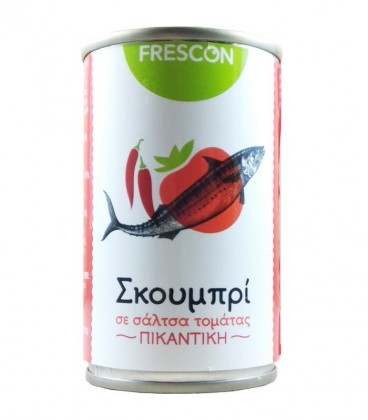 FRESCON ΣΚΟΥΜΠΡΙ ΣΕ ΠΙΚΑΝΤΙΚΗ ΣΑΛΤΣΑ ΤΟΜΑΤΑΣ 100Χ155gr