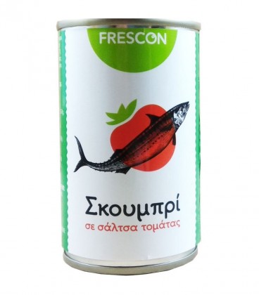 FRESCON ΣΚΟΥΜΠΡΙ ΣΕ ΣΑΛΤΣΑ ΤΟΜΑΤΑΣ 100Χ155gr