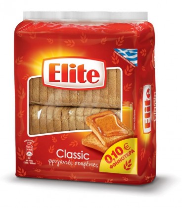 ELITE ΦΡΥΓΑΝΙΕΣ ΣΙΤΟΥ 24Χ250gr -0.10€