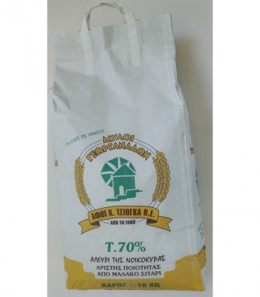 ΓΕΩΡΓΑΝΑΔΩΝ ΑΛΕΥΡΙ Τ.70% 10kg ΜΑΛΑΚΟ