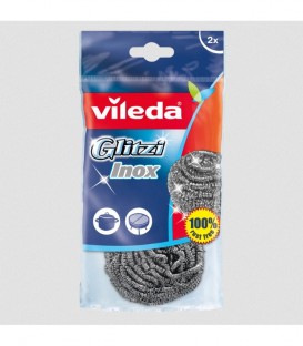 VILEDA ΣΥΡΜΑΤΑΚΙ INOX SPIRAL ΣΕΤ 2ΤΕΜ Χ20