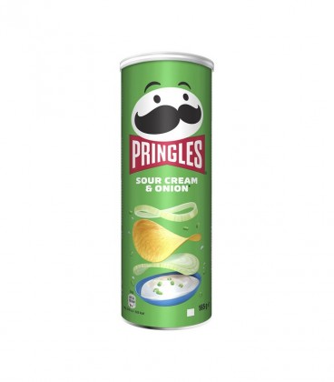 PRINGLES ΠΑΤΑΤΑΚΙΑ CREAM&ONION 19X165gr
