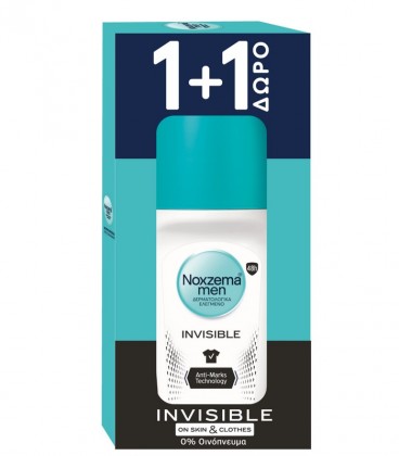 ΝΟΧΖΕΜΑ ROLL-ON 50ml INVISIBLE HIM 6X 1+1 ΔΩΡΟ