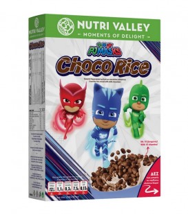 NUTRI VALLEY PJ MASKS ΔΗΜΗΤΡΙΑΚΑ CHOCO RICE 12X375gr