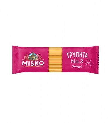 ΜΙΣΚΟ ΜΑΚΑΡΟΝΙΑ ΤΡΥΠΗΤΑ Νο3 24X500gr