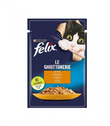 FELIX ΤΡΟΦΗ ΓΑΤΑΣ ΣΕ ΖΕΛΕ ΜΕ ΚΟΤΟΠΟΥΛΟ 26Χ85gr
