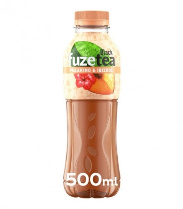 FUZE BLACK ICE TEA ΡΟΔΑΚΙΝΟ-ΙΒΙΣΚΟΣ 12Χ500ml pet