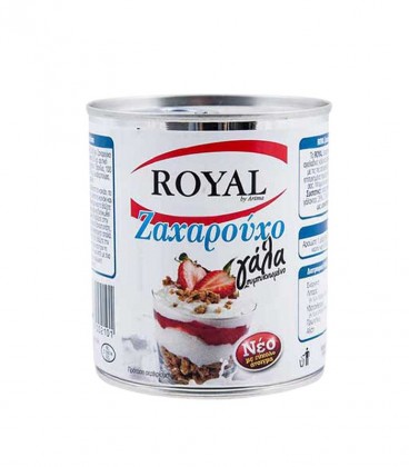 ROYAL ΓΑΛΑ ΖΑΧΑΡΟΥΧΟ ΣΥΜΠ/ΝΟ 8% ΛΙΠ. 48X397gr