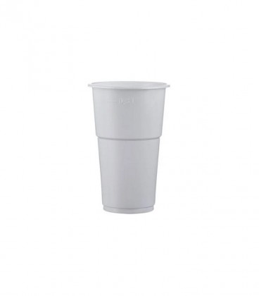 ΠΟΤΗΡΙ ΠΛΑΣΤΙΚΟ ΛΕΥΚΟ Ν.508 350ml 50Τ Χ 40