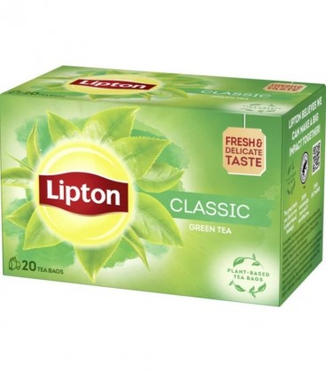LIPTON ΤΣΑΪ ΠΡΑΣΙΝΟ ΦΑΚΕΛΟΣ 12Χ(20Χ1.3gr)