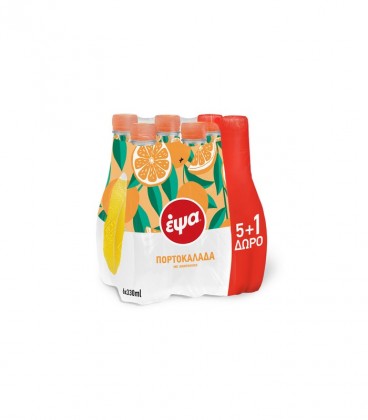 ΕΨΑ ΠΟΡΤΟΚΑΛΑΔΑ ΜΕ ΑΝΘΡ.330ml pet 5+1 2X6pack