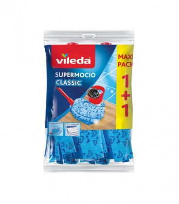 VILEDA ΣΦΟΥΓΓΑΡΙΣΤΡΑ CLASSIC SUPERMOCIO 22X 1+1 ΔΩΡΟ