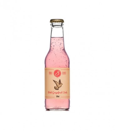 THREE CENTS ΣΟΔΑ PINK GRAPEFRUIT 24X200ml