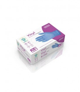 ΓΑΝΤΙΑ ΒΙΝΥΛΙΟΥ PROTECT ΜΠΛΕ X LARGE ΧΩΡΙΣ ΠΟΥΔΡΑ 100Τ X10