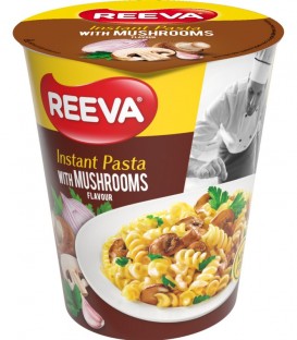 REEVA INSTANT PASTA ΜΕ ΜΑΝΙΤΑΡΙΑ 8X70gr