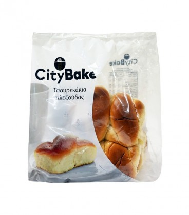 CITY BAKE ΤΣΟΥΡΕΚΑΚΙΑ ΠΛΕΞΟΥΔΑΣ 12Χ350gr