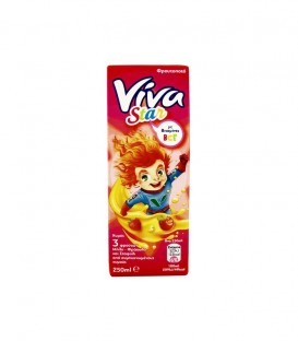 VIVA STAR ΡΟΖ ΦΥΣ.ΧΥΜΟΣ ΜΗΛΟ-ΦΡΑΟΥΛΑ-ΣΤΑΦΥΛΙ 27Χ250ml
