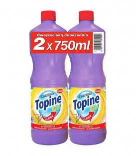 ΕΥΡΗΚΑ TOPINE GEL ΧΛΩΡΙΟ ΛΕΒΑΝΤΑ 6X(2X750ml)