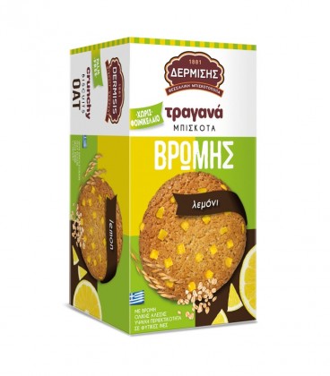 ΔΕΡΜΙΣΗΣ ΜΠΙΣΚΟΤΑ ΒΡΩΜΗΣ ΤΡΑΓΑΝΑ ΜΕ ΛΕΜΟΝΙ 12Χ160gr