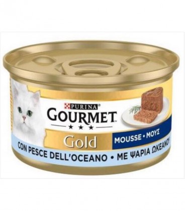 GOURMET GOLD ΓΑΤΟΤΡΟΦΗ ΜΟΥΣ ΨΑΡΙΑ ΩΚΕΑΝΟΥ 24Χ85gr
